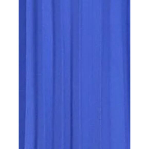 NWT - MICHAEL KORS Blue Pleated Lined Chain Detail Sleeveless Halter Top Sz: P/L - Picture 4 of 6